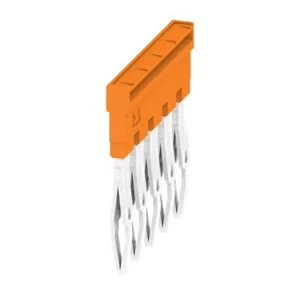 5pcs WEIDMULLER ZQV 2.5N/5 1527620000 Cross-connector Terminal Orange New ✦KD - Picture 1 of 4
