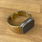Gold Stainless Steel Metal Watch Strap Band For New Apple Watch Ultra 1 2 49mm