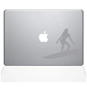 The Decal Guru Catching Some Waves Decal Vinyl Sticker, 15" MacBook Pro- Silver - Picture 1 of 1