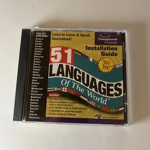 51 Languages Of The World PC CDROM Windows 95 *New Sealed* - Picture 1 of 7