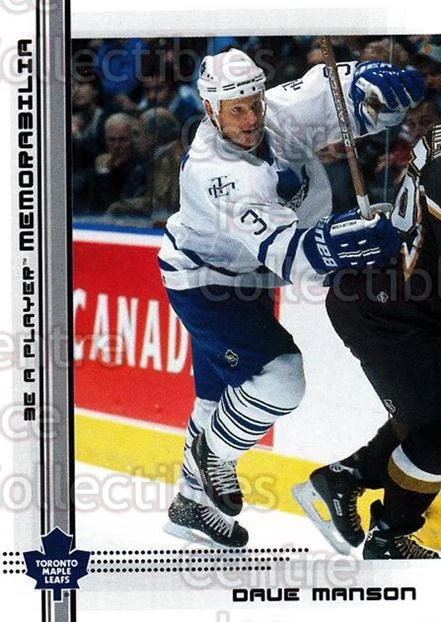 2000-01 BAP Memorabilia #436 Dave Manson - Image 1 of 1
