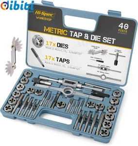 per maschiature maschi filettatori e filiere metriche da 40 pezzi Kit  fai da te - Foto 1 di 13