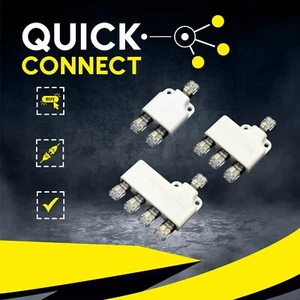 2/3/4-fach Y-Kabelverteiler Splitter Hub KFZ LED Stecker 2 polig Steckverbinder - Picture 1 of 29