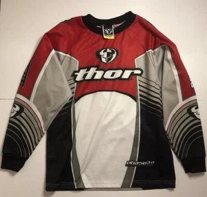 THOR VINTAGE MOTOCROSS RACING JERSEY BOYS MEDIUM EARLY 2000's *READ DESC* - Picture 1 of 3