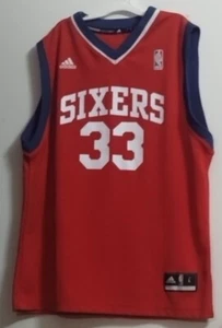 Andrew Bynum #33 Philadelphia 76ers NBA Adidas Jersey Youth Size Large Vgc - Picture 1 of 6