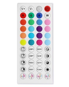 Remote Control LED Strip Lights RGB Bluetooth Color Change 44 Button NEW - Picture 1 of 5