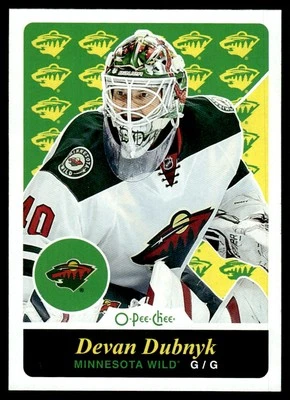 2015-16 O-Pee-Chee Retro Devan Dubnyk Minnesota Wild #146 - Image 1 of 2