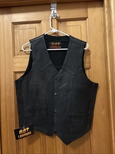 Chaleco de moto Hot Leathers 44 forrado - Imagen 1 de 7