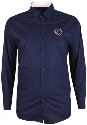 PAUL & SHARK YACHTING Men's Long Sleeve Casual Shirt 47 18.5" 3XL Organic Cotton - Image 1 of 4