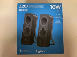 Haut-parleur stéréo multi-appareils Logitech Z207 2.0 - Noir - Photo 1/3