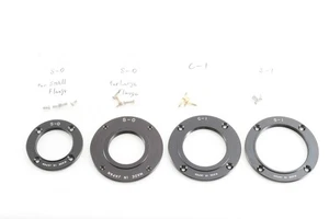 Large Format Shutter Mounting Flange S-0 x2, C-1, S-1 w/ Set screw from Japan - Picture 1 of 12