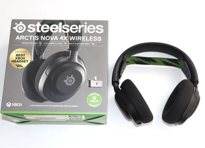 Steelseries Arctis Nova 4X Wireless Headset Kopfhörer Schwarz - B-Ware - Bild 1 von 4