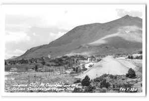 RPPC VIRGINIA CITY, NV Mt Davidson Consolidated Mine 1950s Zan Vintage Postcard - Picture 1 of 2