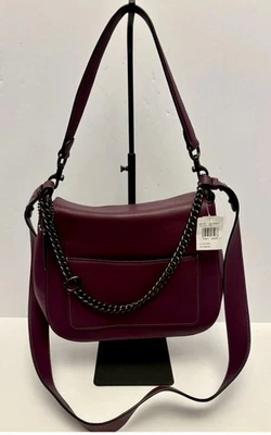 Bolso Bandolera Coach 89178 Signature Chain Hobo Boysenberry Nuevo con Etiquetas 2020  Foto 1 de 4