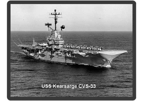 USS Kearsarge CVS-33  Refrigerator / Tool box  Magnet - Picture 1 of 1