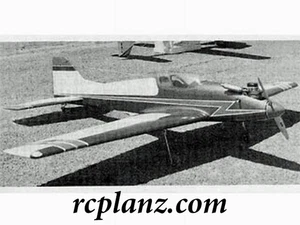 R/C AIRPLANE PLANS & PATTERNS: Tar Baby 72" Wingspan - RC Pattern Plane - Picture 1 of 2