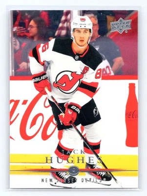 2023-24 Upper Deck #T-12 Jack Hughes 2008-09 Upper Deck Retro - Image 1 of 2