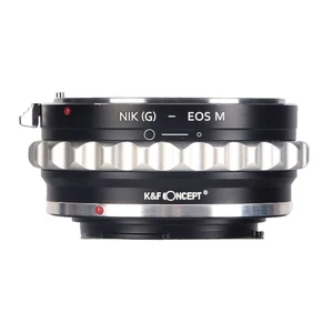 K&F Concept AI(G)-EOS M Nikon G/F/AI/AIS/D Lens to Canon EOS M Mount Adapter - Picture 1 of 7