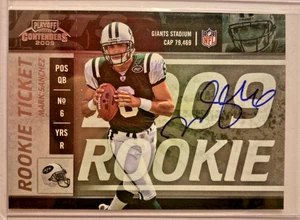 Mark Sanchez AUTO~RC Contenders Rookie Ticket 2009 Certified Autograph Jets USC - Picture 1 of 2