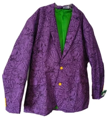 Offstream Джокер Blazer мужчин XL фиолетовый новый с Ярлыками DC Comics костюм для Хэллоуина - Изображение 1 из 4
