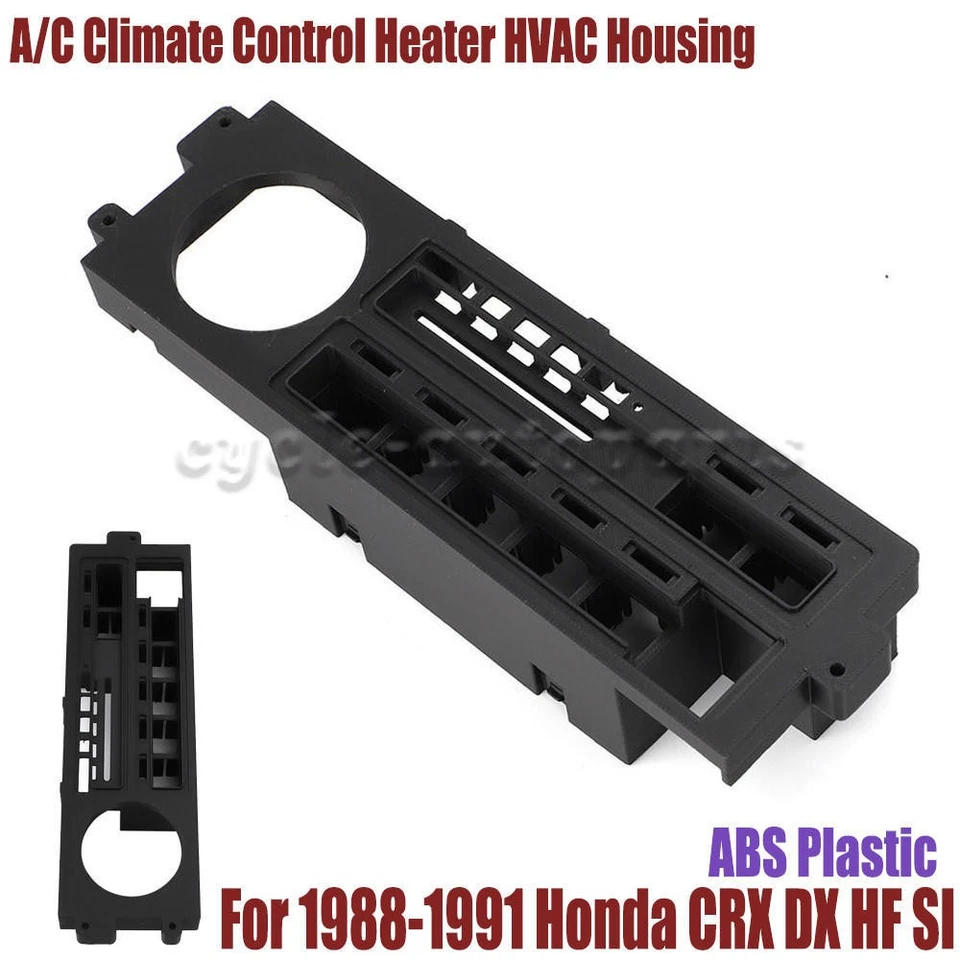 A/C Climate Control Heater HVAC 3D Printed Housing For 88-91 Honda CRX DX HF SI - Изображение 1 из 4