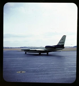 Super Value Jet Flugzeug - 1982 Stereo Realist Slide Glas montiert - Bild 1 von 3