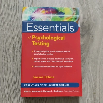 Essentials of Psychological Testing ..., Urbina, Susana - Image 1 of 2