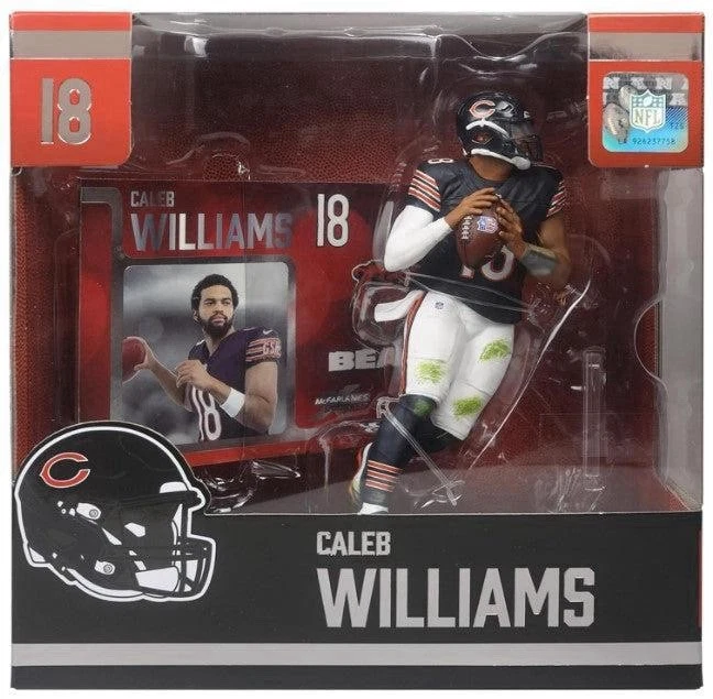 Figura de colección SportsPicks Caleb Williams Chicago Bears NFL 7" 2024 con licencia Foto 1 de 4