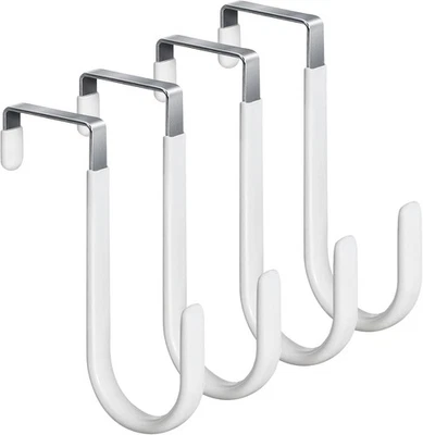 HOOSUN 4 Pack Over The Door Hooks,4.96In Hooks for Hanging Heavy Duty Door Hanger,Towel