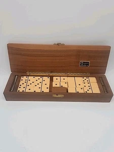 Juego de dominó de cuna de colección raro caramelo baquelita Putter-Craft co - Imagen 1 de 13