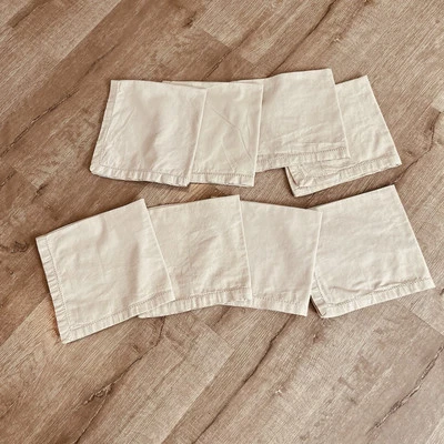 Target Threshold Tan Square Cotton Napkins Stitch Edge Set Of 8 - Image 1 of 4