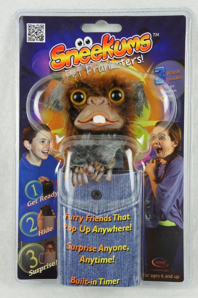 Sneekums Pet Pranksters Snitch Furry Pop up Surprise Prank Device Novelty