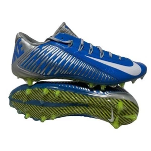 Nike Vapor Carbon 2.0 Elite TD Blue Lace Up Football Cleats - Picture 1 of 9