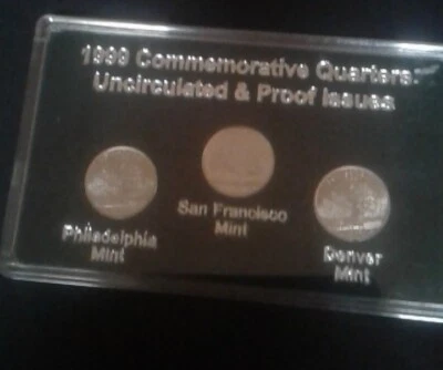 1999 COMMEMORATIVE QUATERS UNCURCULATED & PROOF ISSUES, SEALED IN BOX - Image 1 of 4