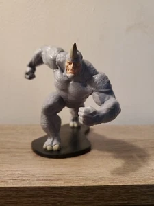 Marvel Display Statue Stand Spider-Man Villains Rhino 4 Inches - Picture 1 of 4