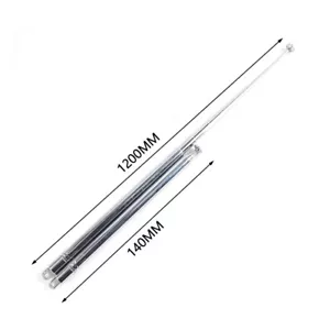 120cm 10Section Edelstahl Teleskopstange Antenne FM AM Radio Super Signio - Picture 1 of 7