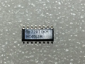 74HC4051M TEXAS INSTRUMENTS 74HC4051D IC MUX/DEMUX 8X1 16SOIC SMD 20 PIECES - Picture 1 of 1