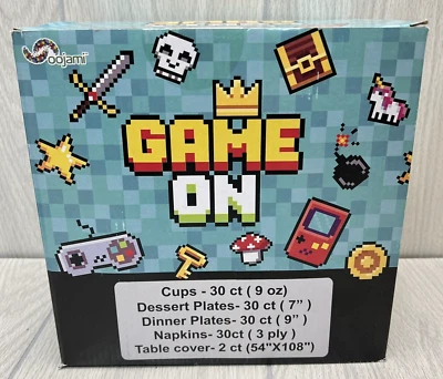 Pack Game On Party - Sirve 30 - Tazas, Platos, Servilletas y Manteles Jugadores Foto 1 de 4