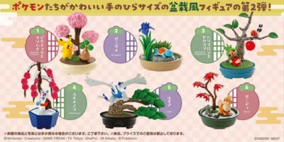Pokémon Pocket Bonsai 2 - Small 4 Seasons 1x Figur OVP Re-Ment Zufällig Japan