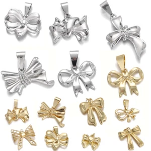 Bowtie Bowknot Connectors Charms for Dangles DIY Pendants of Necklaces Bracelets - Bild 1 von 61
