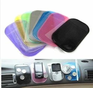 Sticky Car Dashboard Mat Gel Pad Anti Slip Mobile Holder Coins Grip Adhesive UK - Picture 1 of 15