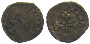 *TRIU* MILANO Filippo III 1598-1621 SESINO in rame - Foto 1 di 1