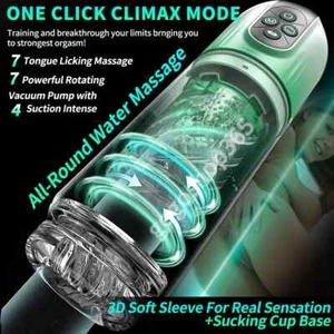 Automatic Male Masturbaters Penis Pump Stroker HandsFree Blowjob Adult Sex Toys - Picture 1 of 55