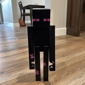 Figura de acción a gran escala Minecraft Enderman 11"" pulgadas Mojang Mattel 2018 rara - Imagen 1 de 9