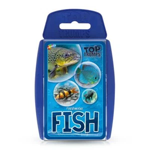 Freshwater Fish 21 Top Trumps Card Game - Picture 1 of 5