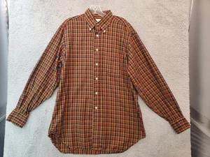 Bullock & Jones L/S Button Up Men’s Size Medium Plaid,Egyptian Cotton 2ply 100s - Picture 1 of 10