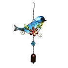 Wind Chime Large Loud Iron Glass Bird Bell Hanging Ornament Home Garden Decor