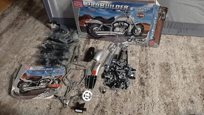 Mega Bloks 9773 HARLEY DAVIDSON V-ROD Pro Builder Set Open Box Sealed Contents - Image 1 of 4