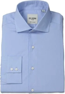 BNWT Ben Sherman Slim Fit Oxford Spread Collar Dress Shirt Size 15.5 34/35 M - Picture 1 of 1