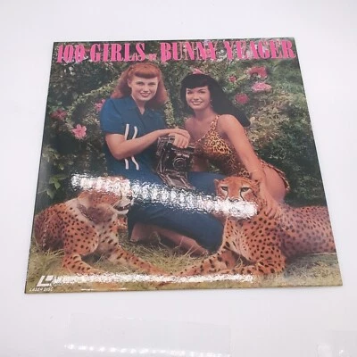 100 Girls By Bunny Yeager laserdisc w/ signed insert  Foto 1 de 3